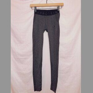 My Protein Gray Mid Rise Seamless Athletic Ankle Length Leggings size XS